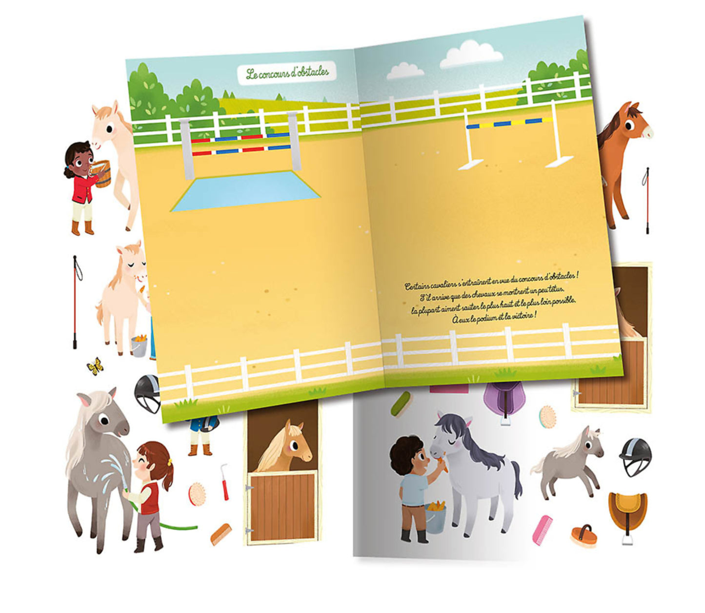 Mes tout premiers autocollants -  250 autocollants - Chevaux et poneys