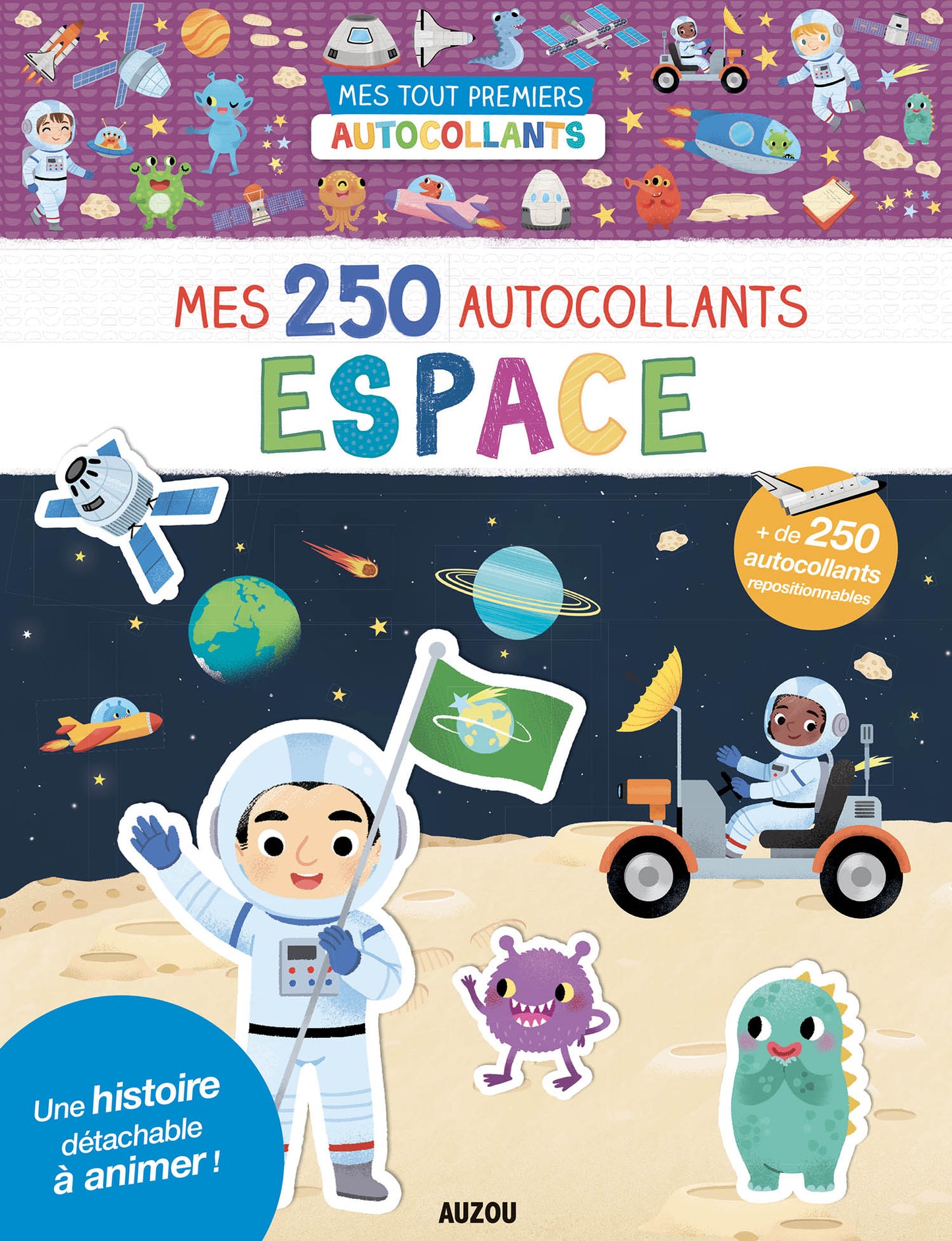 Mes tout premiers autocollants -  250 autocollants - Espace