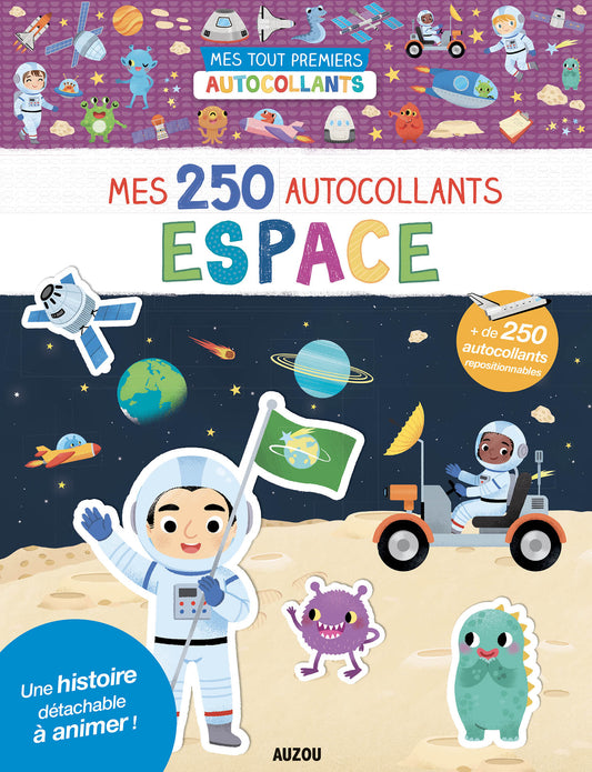 Mes tout premiers autocollants -  250 autocollants - Espace