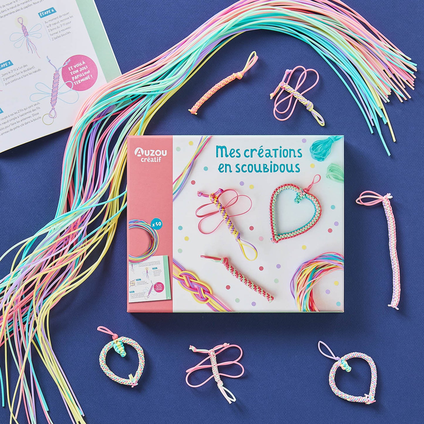 Mon coffret d'artiste - Mes créations en scoubidous