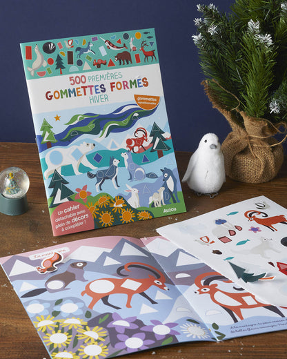 Mes tout premiers autocollants - 500 premiers gommettes formes - Hiver