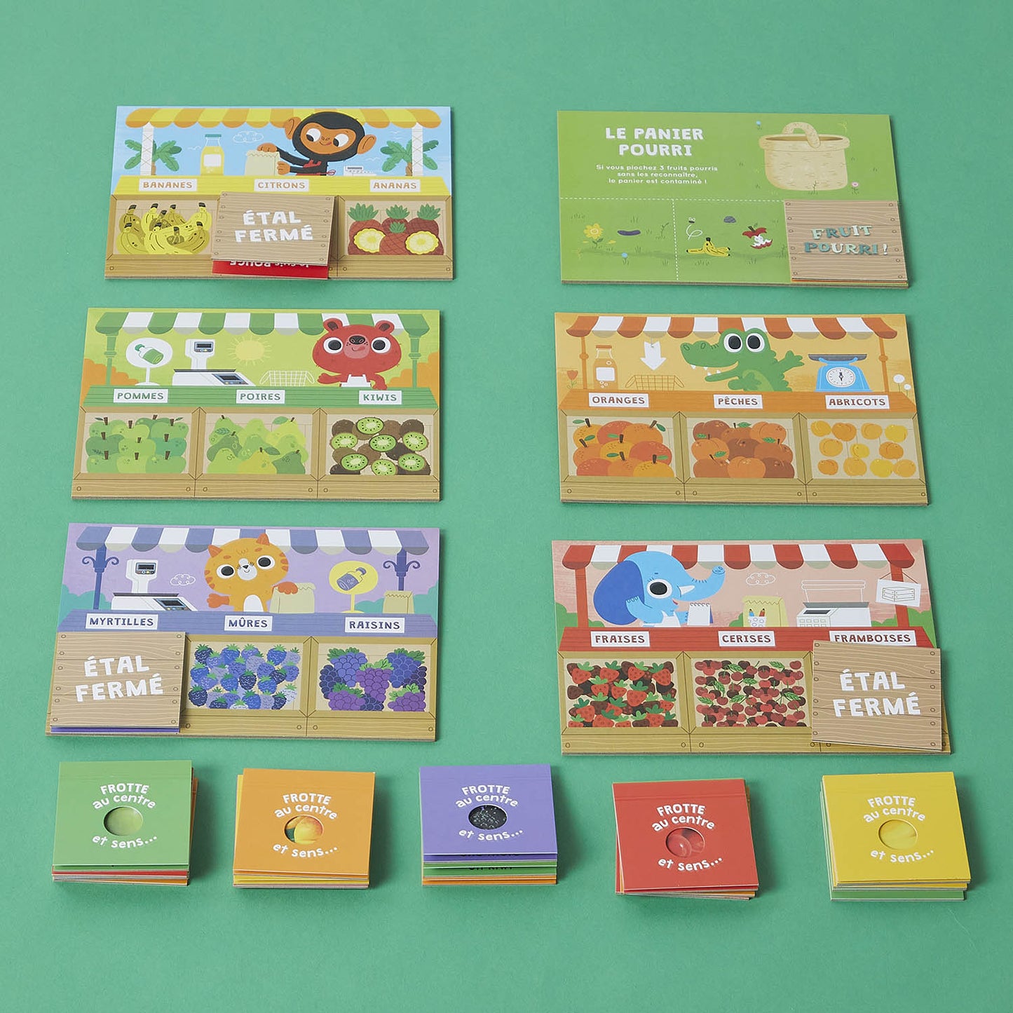 Grands jeux - Mon premier jeu des odeurs et des couleurs