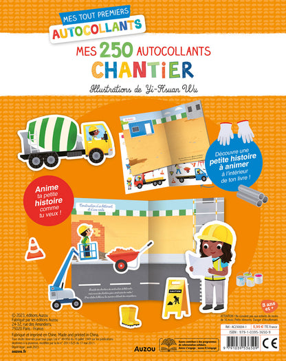 Mes tout premiers autocollants - 250 Autocollants - Chantier