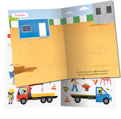 Mes tout premiers autocollants - 250 Autocollants - Chantier