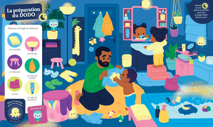 Cherche et trouve des tout-petits - au dodo !