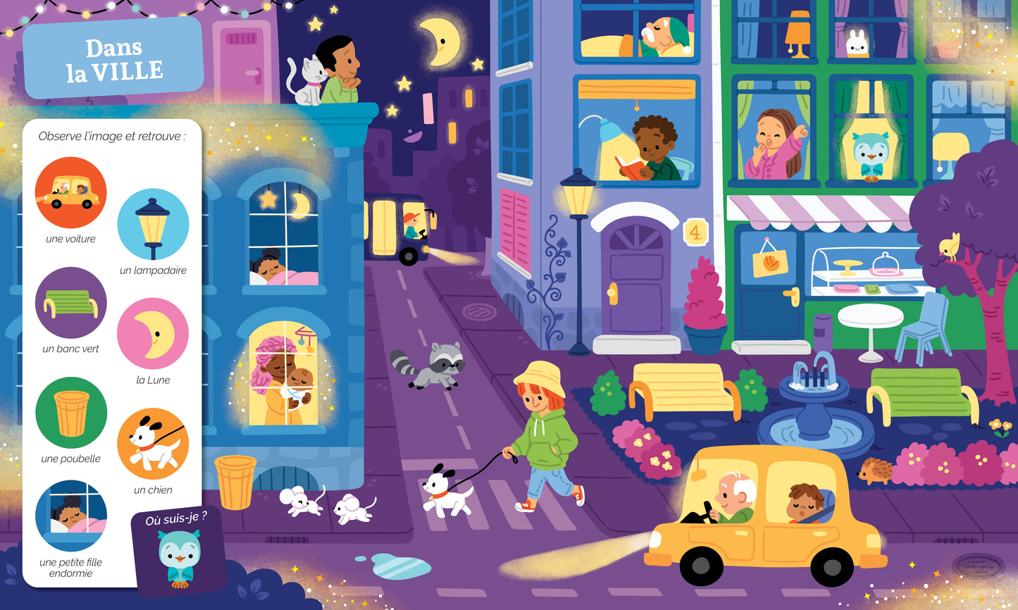 Cherche et trouve des tout-petits - au dodo !