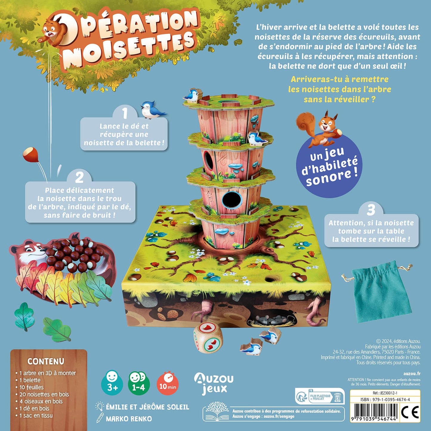 Grand jeu - Opération noisettes