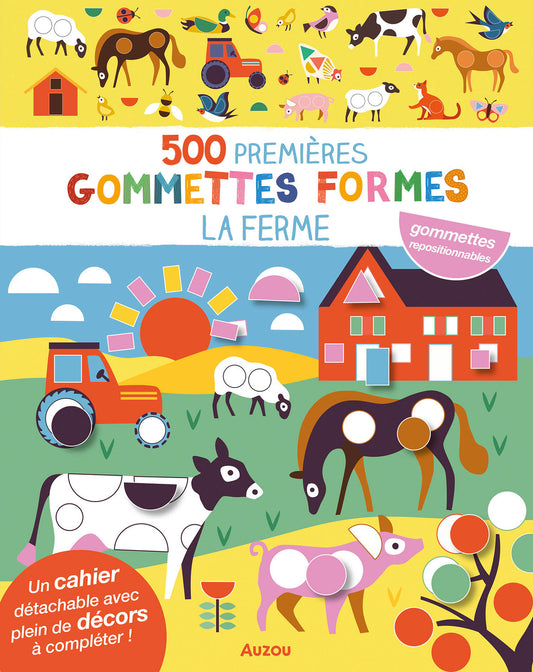 Mes tout premiers autocollants - 500 autocollants - Ferme