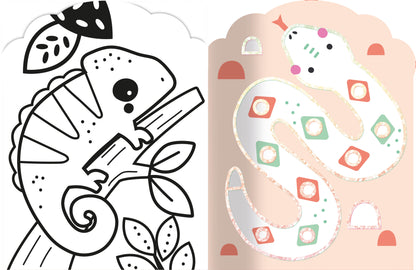 Je colorie sans dépasser - Animaux de la savane