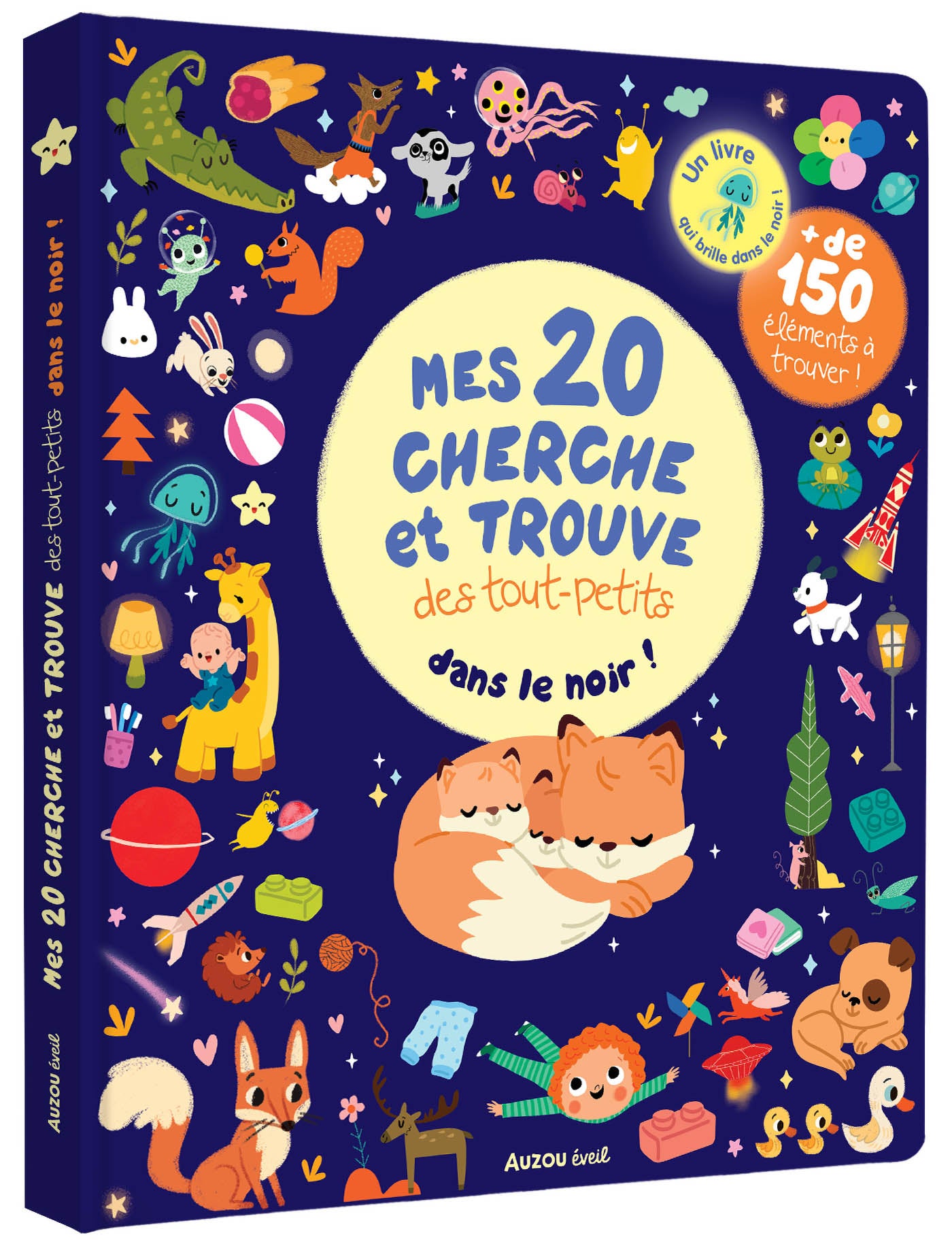 Mes 20 cherche et trouve des tout-petits - qui brillent dans le noir