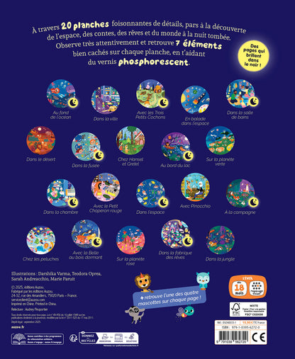 Mes 20 cherche et trouve des tout-petits - qui brillent dans le noir