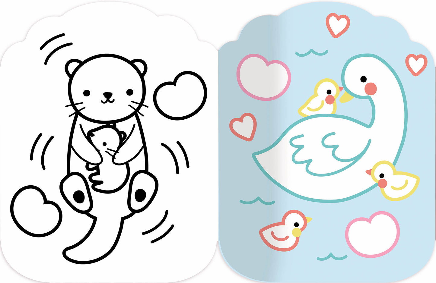 Je colorie sans dépasser - Les bébés animaux