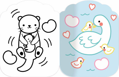 Je colorie sans dépasser - Les bébés animaux