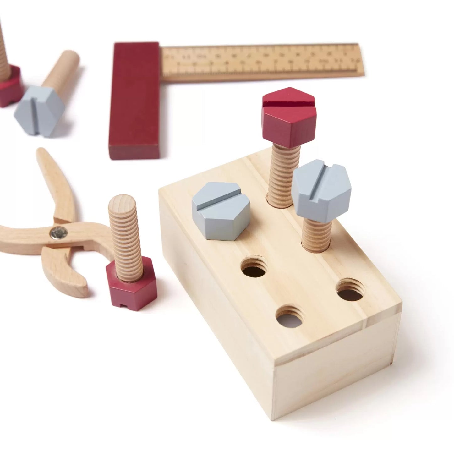 Malette à outils en bois - Kid's Hub