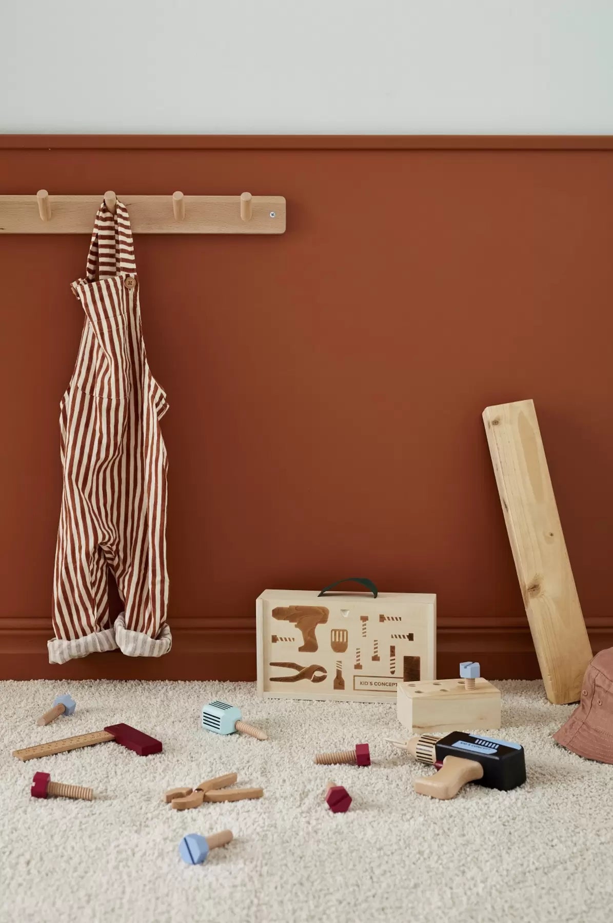 Malette à outils en bois - Kid's Hub