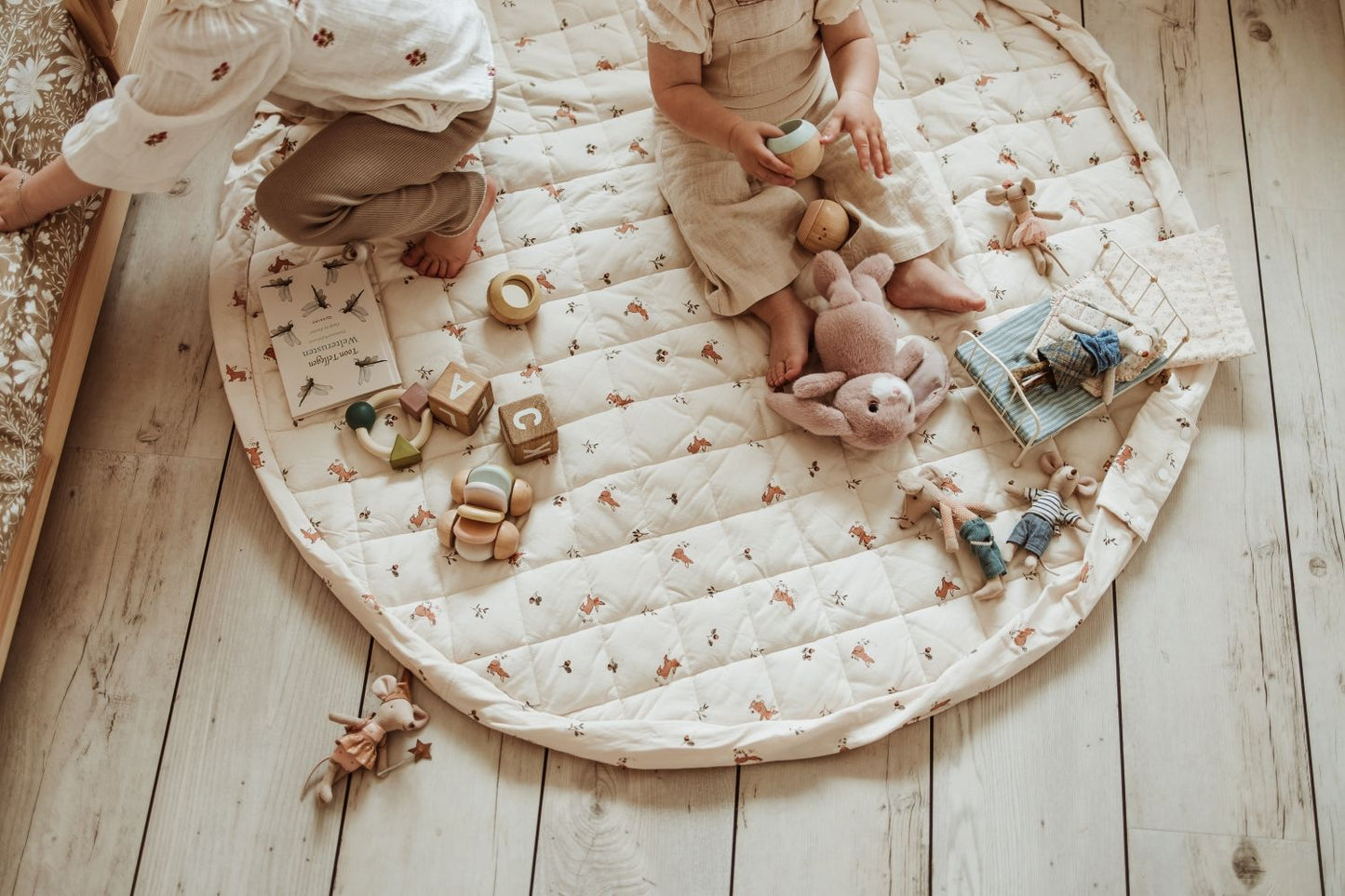 Tapis D'éveil 2 en 1 Coton Bio - Rabbit