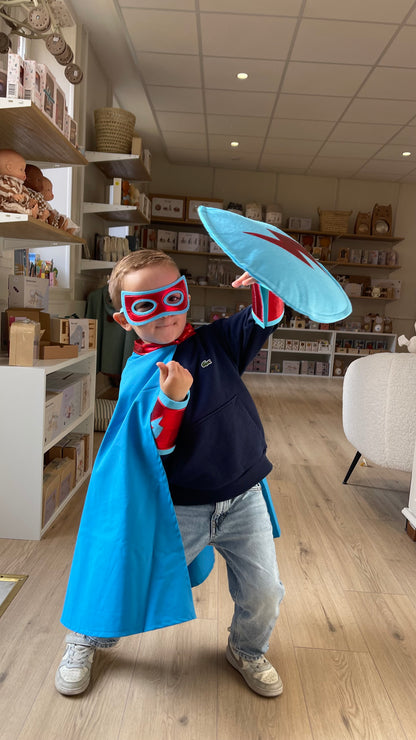 Déguisement Super-Héros - Bleu