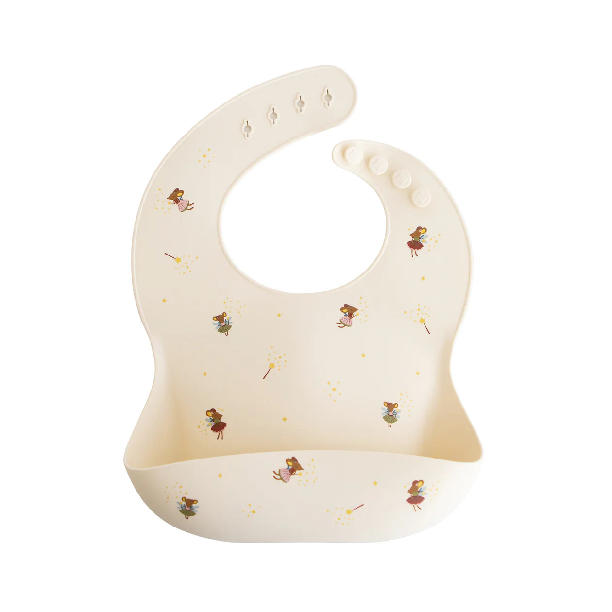 Bavoir en silicone - Souris