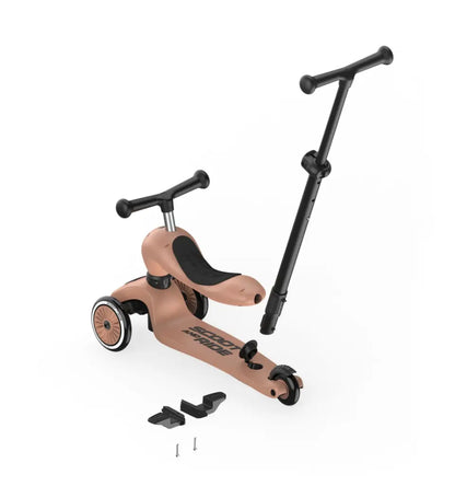 Porteur Trottinette Evolutif Highwaykick 1 Push and Go - Mocha