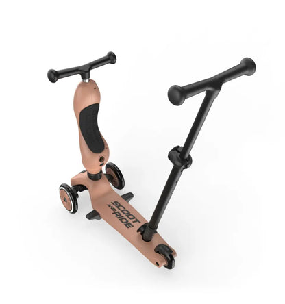 Porteur Trottinette Evolutif Highwaykick 1 Push and Go - Mocha