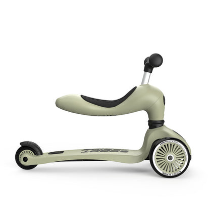 Porteur Trottinette Evolutif Highwaykick 1 - Olive