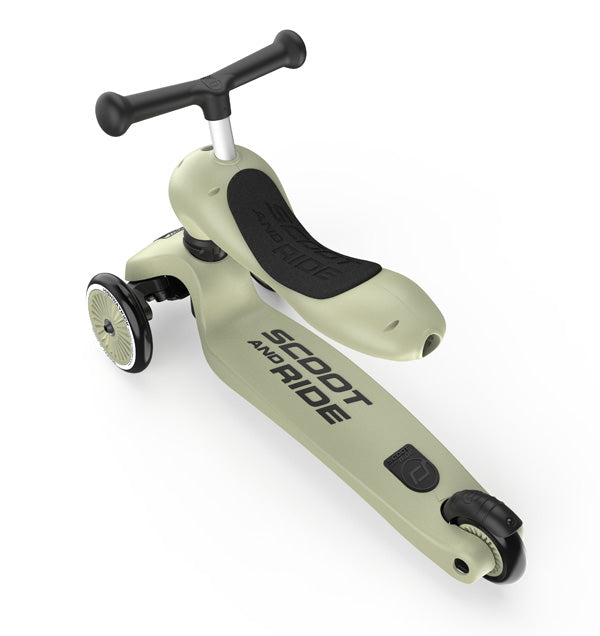 Porteur Trottinette Evolutif Highwaykick 1 - Olive