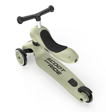 Porteur Trottinette Evolutif Highwaykick 1 - Olive