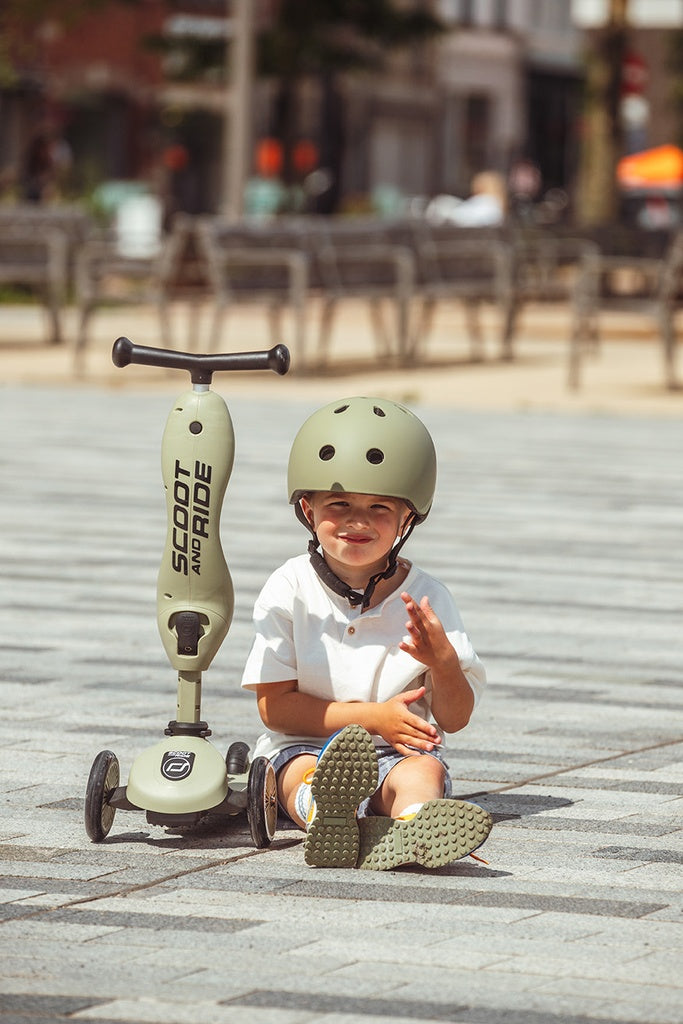 Porteur Trottinette Evolutif Highwaykick 1 - Olive