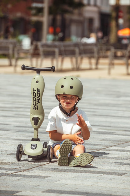 Porteur Trottinette Evolutif Highwaykick 1 - Olive
