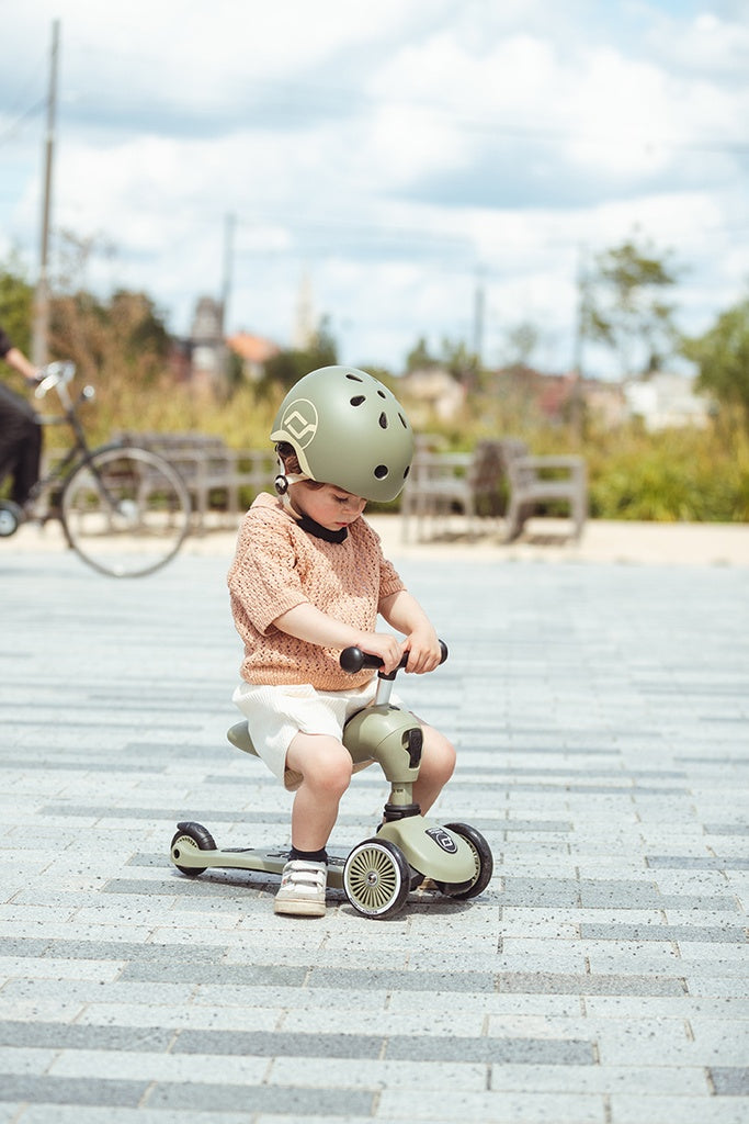 Porteur Trottinette Evolutif Highwaykick 1 - Olive