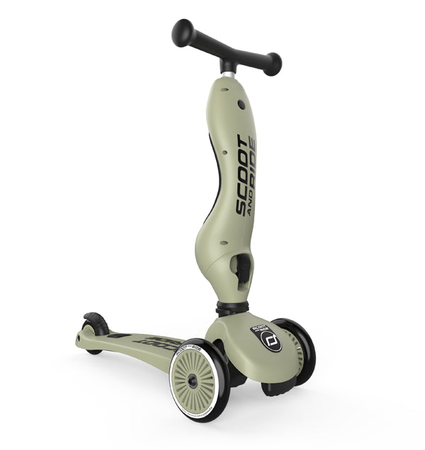 Porteur Trottinette Evolutif Highwaykick 1 - Olive