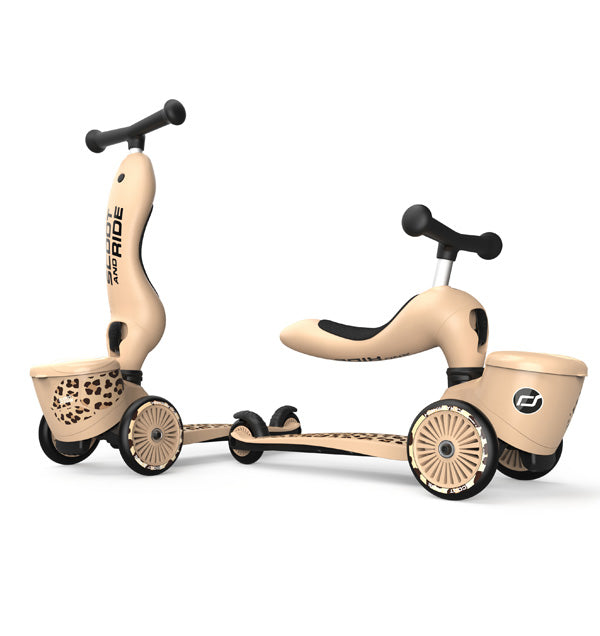 Porteur Trottinette Evolutif Highwaykick 1 Lifestyle - Leopard