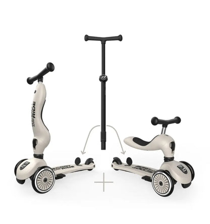 Porteur Trottinette Evolutif Highwaykick 1 Push and Go - Ash