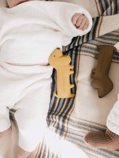 Hochet Gommu Chien - Chocolat