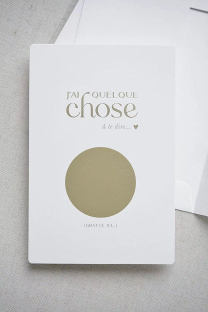 Carte annonce grossesse - Bébé en route