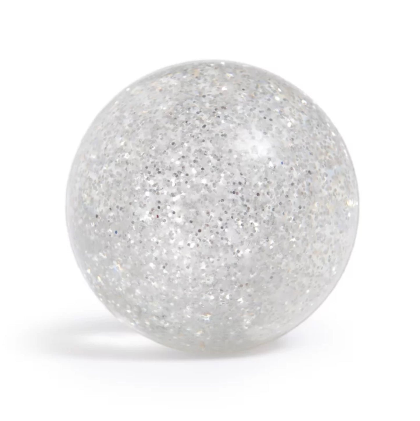 Balle rebondissante Souris - Paillettes argenté