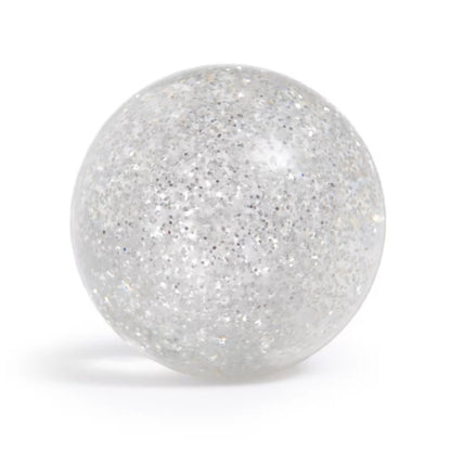 Balle rebondissante Souris - Paillettes argenté