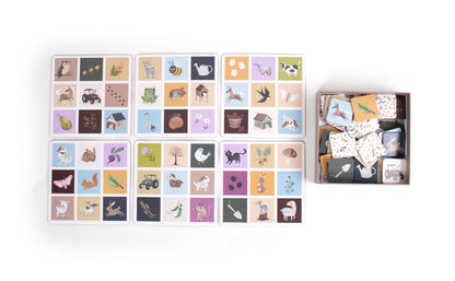 Jeu loto des images - A la ferme