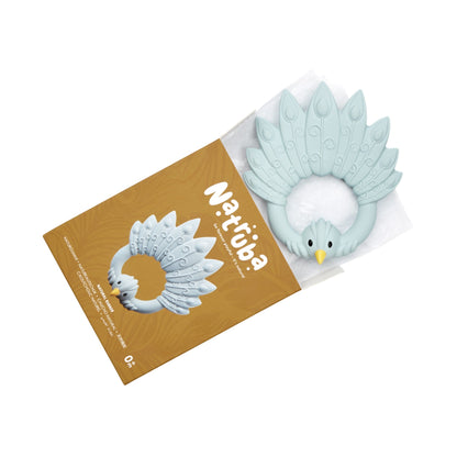 Hochet silicone - Paon