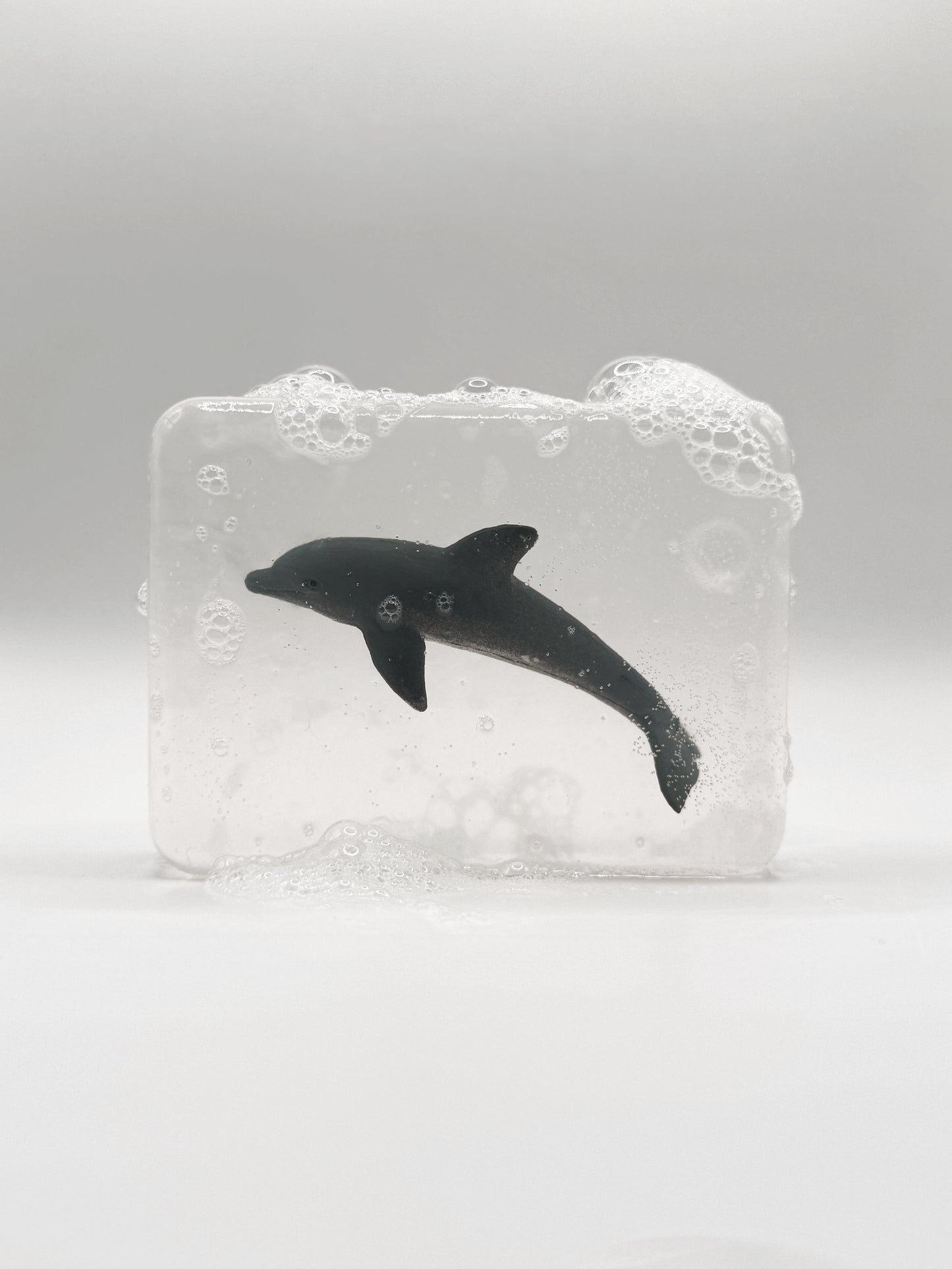 Savon transparent avec figurine - Animaux nordiques/marins