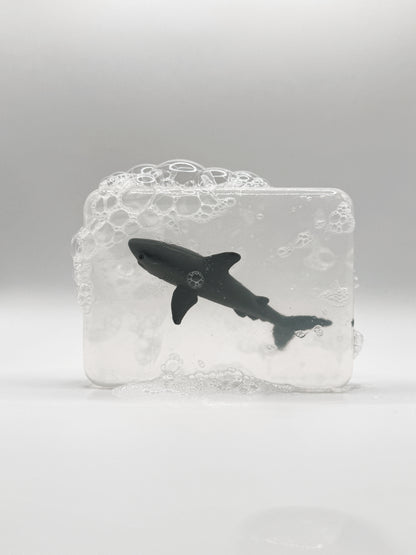 Savon transparent avec figurine - Animaux nordiques/marins