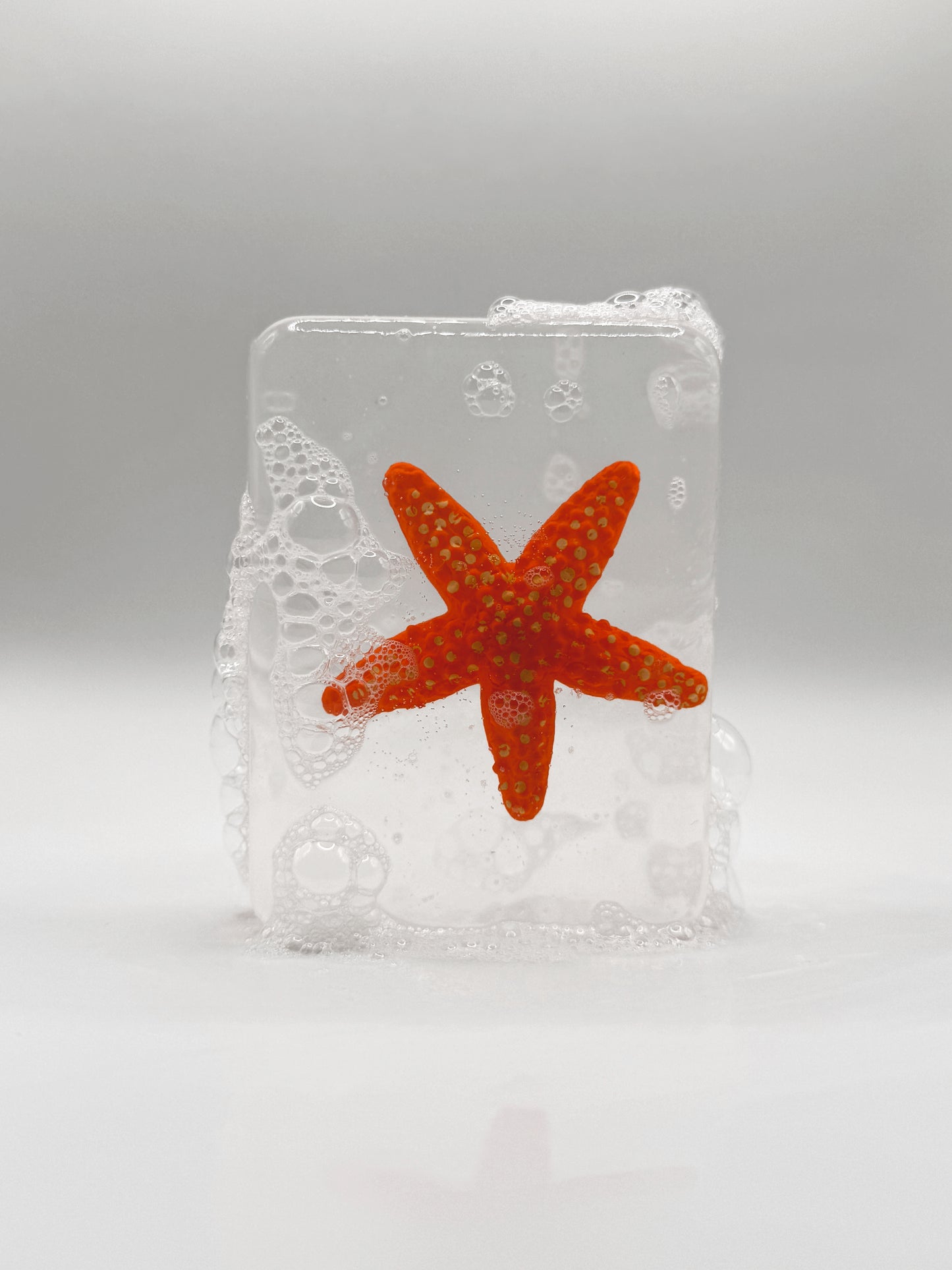 Savon transparent avec figurine - Animaux nordiques/marins