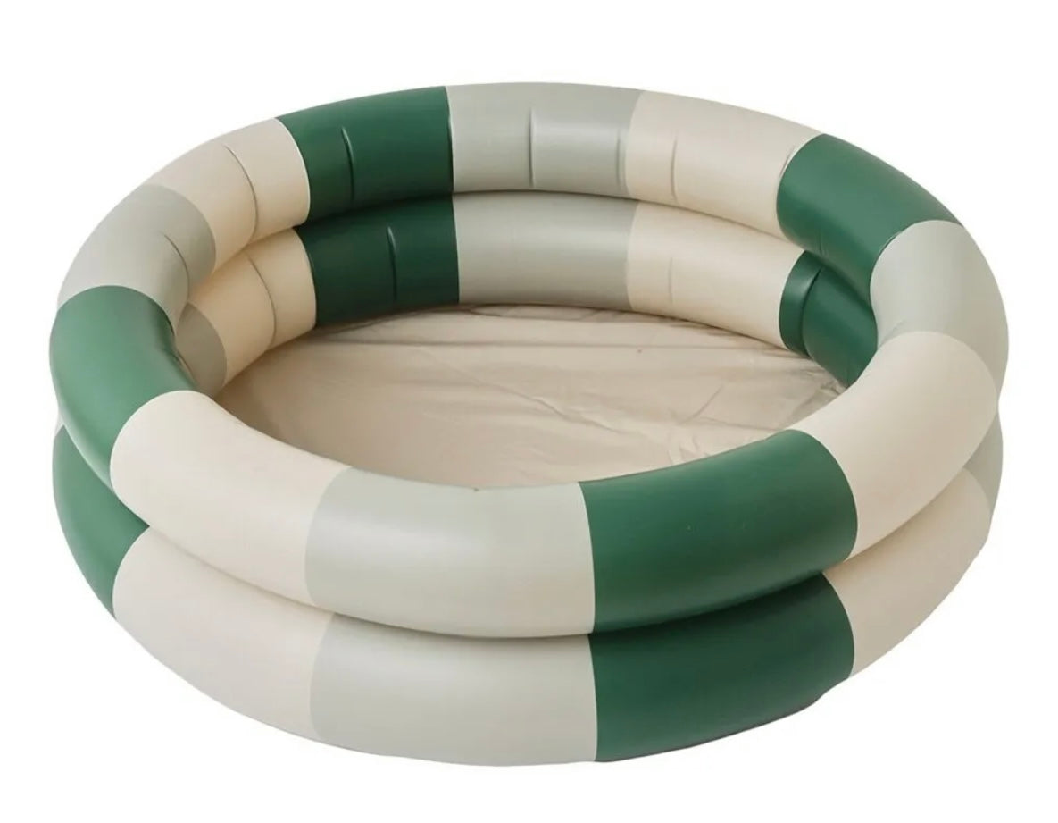Piscine gonflable 90cm - Vert/Gris
