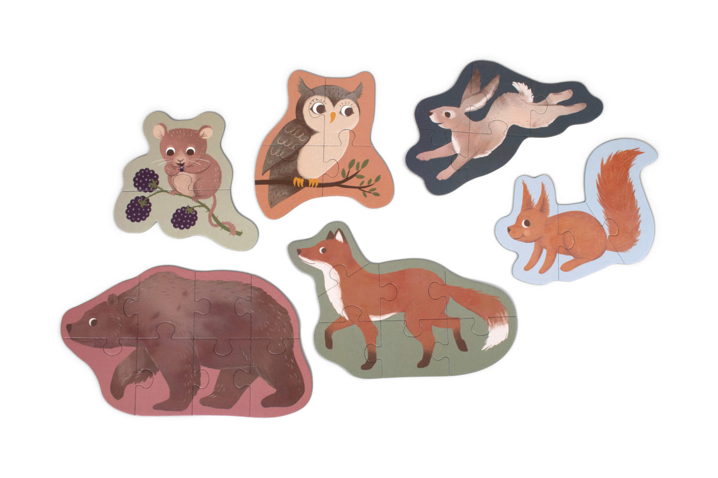 Set de 7 puzzles - Animaux nordiques