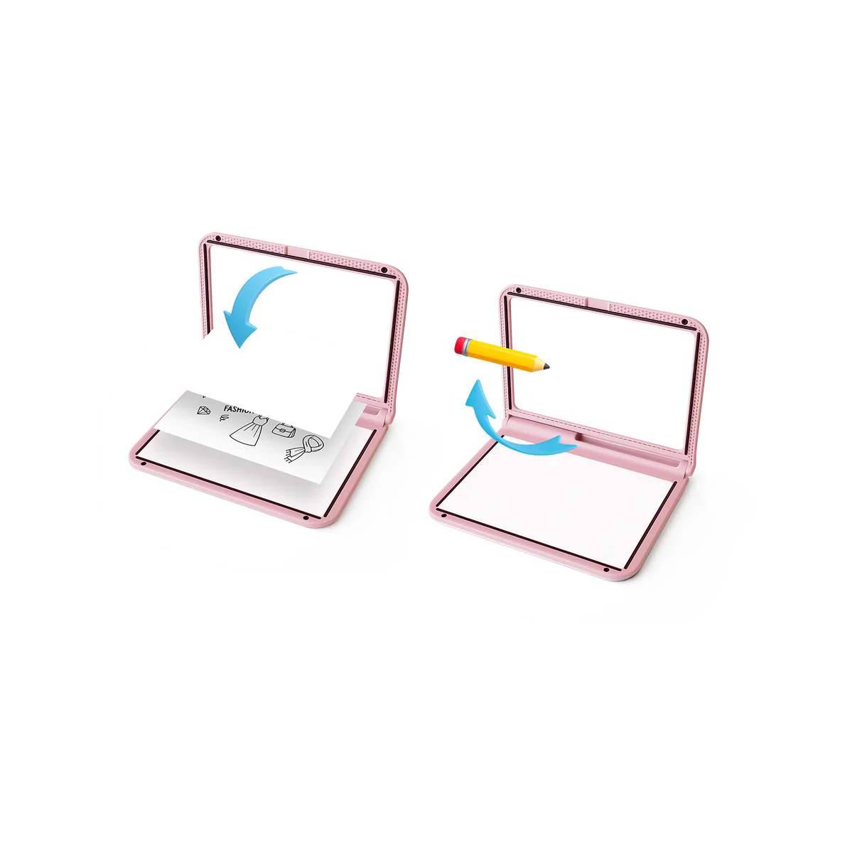 KIDYDRAW-PRO - Tablette lumineuse « Let's draw fashion »