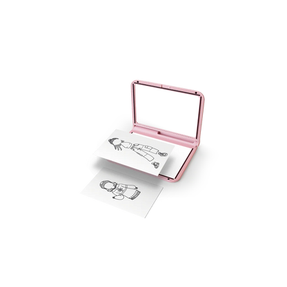 KIDYDRAW-PRO - Tablette lumineuse « Let's draw fashion »