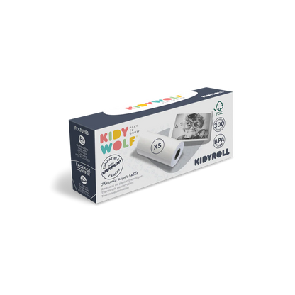 KIDYROLL - Recharge papier classique pour KIDYPRINT / K-PRINT