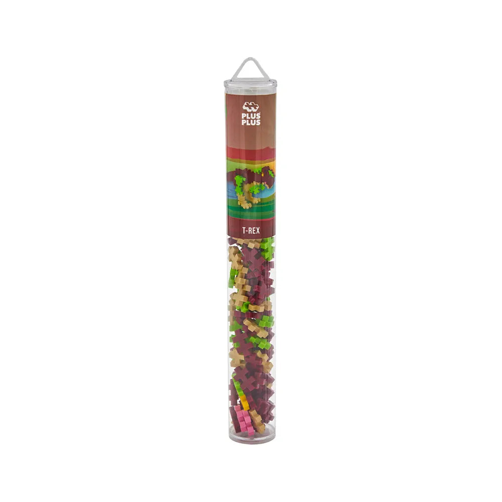 Tube 100 pièces - T-Rex marron
