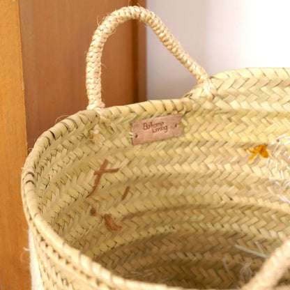 Panier en feuilles de palmier - Poétique