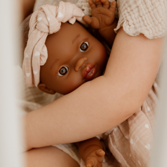 Robe poupée - Petits coeurs